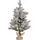 Beliani Künstlicher Weihnachtsbaum Weiß 90 cm