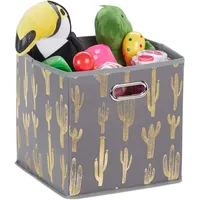 Relaxdays 10 x Faltbox, Aufbewahrungsbox quadratisch, HxBxT: 29 x