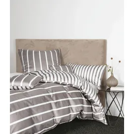 JANINE Modernclassic Braun 135 x 200 cm + 80 x 80 cm