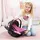 Bayer Design Puppenautositz mit Dach schwarz/rosa 67960AA