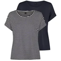 Only T-Shirt MOSTER 2er Pack in Blau | XL