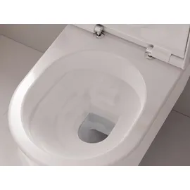 Hansgrohe EluPura S Wand-WC mit WC-Sitz Weiß spülrandlos