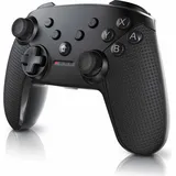 CSL Wireless Bluetooth Gamepad für Nintendo Switch Controller mit HD Rumble / Turbo Button - Schwarz