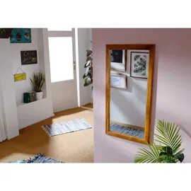 Massivmoebel24 Spiegel Akazie 115 x 60 cm Honig
