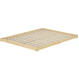 Erst-Holz Futonbett 160 x 200 cm Braun