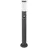 GLOBO Wegeleuchte Edelstahl H 80 cm mit Bewegungsmelder anthrazit 1x E27