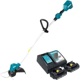 Makita DUR 189 RY2 Akku Rasentrimmer 18 V 300 mm Brushless + 2x Akku 1,5 Ah + Ladegerät