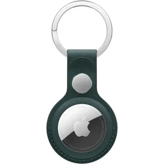 Apple AirTag Feingewebe Schlüsselanhänger Dunkelgrün