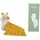 Kaloo Schmusetuch Katze 18 cm Gelb