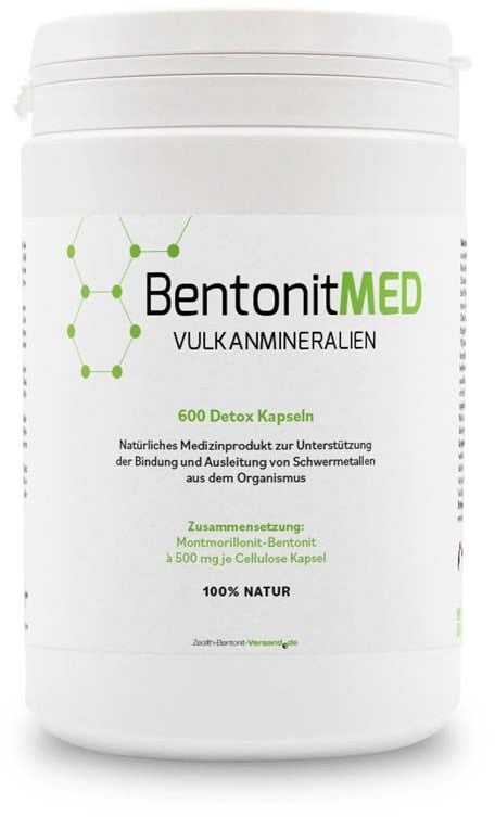 Bentonit MED Detox Kapseln 600 St