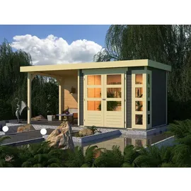 Karibu Kerko 3 2,42 x 2,17 m Terragrau