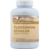 manako Flohsamenschalen vegetarische Kapseln, 300 Stück, Dose a 180 g
