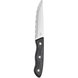 METRO Professional Steakmesser Jumbo, Edelstahl 12CR14 / Pakkaholz, 6 Stück