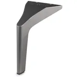Prima-Online Möbelfuß Möbelfuß 180 mm Metall Dunkles Nickel– Sofa Bein, Tischbein, Bettfuß, (1-St)