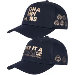 Oracle Red Bull Racing x Verstappen FW 2022 Champions Meisterschafts-Cap ""Make it a double"" oder ""Champions"" Navy - OneSize