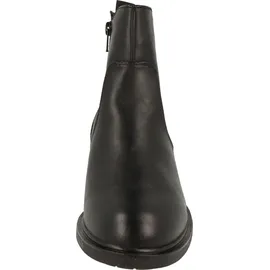 Jana Damen Stiefeletten ohne Absatz mit Reißverschluss Vegan, Schwarz 38 EU
