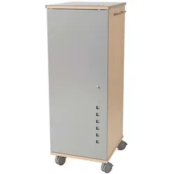 Rocada Mobiler Arbeitsplatz 47 x 120 x 50 cm grau buche