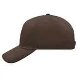 5 Panel Cap ungebürstet MB6117, dunkelbraun, Einheitsgröße