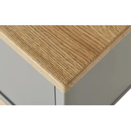 Paidi Sten Lowboard 123,5x46,5x39,6 cm Grau/Eiche Holz