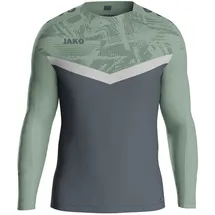Jako Sweat Iconic anthra light/mintgrün/soft grey XL