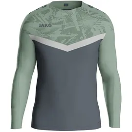 Jako Sweat Iconic anthra light/mintgrün/soft grey XL