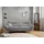 Home Affaire 3-Sitzer "Drago" grau B:205cm H:81cm T:90cm, 100% Polyester, Sofas frei im Raum stellbar, inkl. 1 Zierkissen
