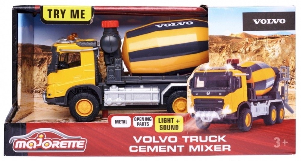 majORETTE Spielzeug-Betonmischer Betonmischer Grand Series Volvo Truck Cement Mixer 213723002