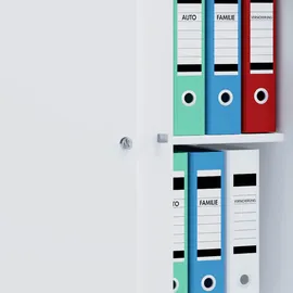 VCM Büroschrank Lona L weiß
