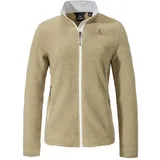 Schöffel Damen Atlanta Fleece Jacke (Größe L, beige)