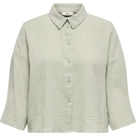 Jdy Hemdbluse JDYTHEIS LIFE 3/4 CROP SHIRT WVN NOOS Grün L