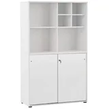 Schildmeyer MÖBELPARTNER Regalschrank 400, 701770 weiß 100,1 x 41,0 x 167,2 cm