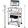 Durable System Computer Trolley 75 VH grau