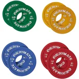 EVERYMATE Gummi Fraktionale Hantelscheiben Set Micro Hantelscheibe Paar 0,1kg 0,2kg 0,3kg 0,5kg für Olympische Langhanteln für Krafttraining Microplatten Hantelscheibe