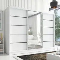 a&j möbelland gmbh Schiebetürenschrank AURELIA 2 200 x 0 x 0 cm Weiß