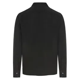 Boss Leinenhemd Regular Fit Schwarz L
