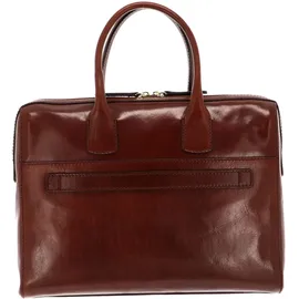 the Bridge Aktentasche Leder 35 cm Laptopfach braun