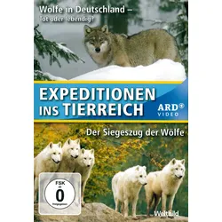 Expeditionen ins Tierreich - 2 Folgen - Woelfe in Deutschland - Tot oder lebendig ? + Der Siegeszug der Woelfe [DVD] | Zustand: Neu & original versiegelt
