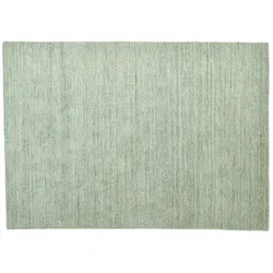 THEKO Wollteppich  San Diego , grün , Wolle,Viskose , Maße (cm): B: 250 H: 1,3