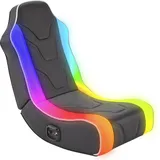 X Rocker Chimera RGB 2.0 Floor Rocker Gaming-Bodensessel für Kinder & Jugendliche mit Audiosystem & RGB-Beleuchtung - sc