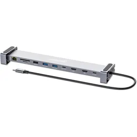 Manhattan 10-in-1 4K USB-C PD Dockingstation -