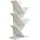 VCM Nulis L Standregal 40 x 30 x 180 cm Weiß