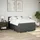 vidaXL Boxspringbett 140 x 200 cm Dunkelgrau