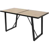 ML-Design Esstisch 140x70x75 cm Eiche Optik Rechteckiger für 6 Personen