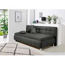 MAINTAL Polsterliege MAINTAL "Malea", grau (anthrazit), B:117cm L:218cm, Komplettbetten, mit Bettkasten, in 3 Breiten, Federkern- oder Bonellmatratze wählbar