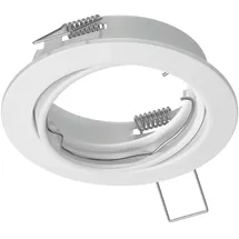 ledscom.de Deckeneinbaurahmen rund weiß glänzend