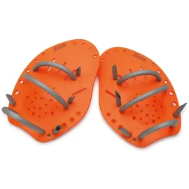 Zoggs Matrix Hand Paddles, Handpaddel für Schwimmer, Medium, Orange
