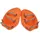 Zoggs Matrix Hand Paddles, Handpaddel für Schwimmer, Medium, Orange