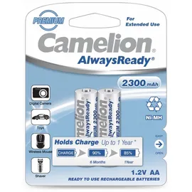 Camelion Always Ready Akku AA Mignon HR6 1,2V NiMH 2300mAh .- x 4er