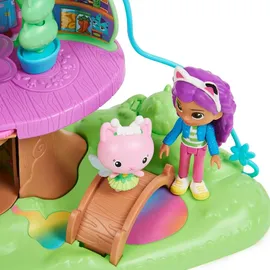 Spin Master Gabby's Dollhouse Kitty Fees Garten Spielset Baumhaus 36 cm