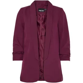 Pieces Blazer Grape Wine 34